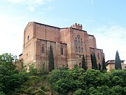 Sint-Domenicusbasiliek in Siena, Toscane, Italië