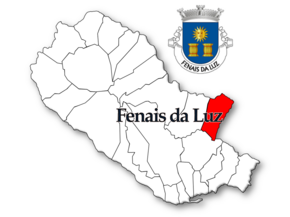 Localização no município de Ponta Delgada