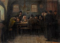 Ebrei che studiano il Talmud, Parigi, 1880-1905