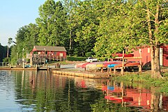 Beaverdam Park headquarters and boat launch