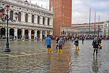 Venise en période d'acqua alta