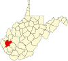 State map highlighting Lincoln County