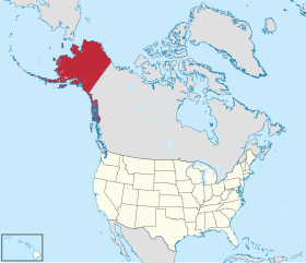 アラスカ州の位置
