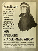 A Self-Made Widow – 1917