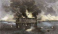 1861 – American Civil War: The war begins with Confederate forces firing on the American base of Fort Sumter, in the harbor of Charleston, South Carolina