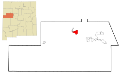 Location of Grants, New Mexico