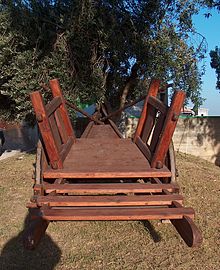 Photographie d'un chariot agricole traditionnel sarde