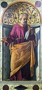 Saint Pierre par Giovanni Bellini, Galeries de l'Académie de Venise.