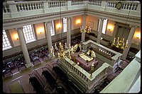 Bimah i Touro synagoga i Newport, Rhode Island, USA