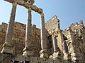 Corinthian capitals in Baalbek