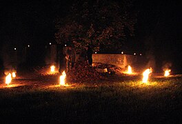 Preparations for the celebration of the dziady – NPC, 2008, Pęcice