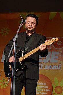 Petr Muk na mítinku ČSSD v Ostravě, 2009.