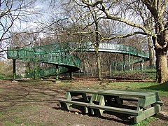 Railway footbridge, Ladywell Fields - geograph.org.uk - 2309285.jpg