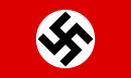 NSDAP bayrağı. Pek çok neo-Nazi tarafından kullanılıyor.