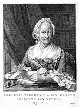 Lucretia van Merken door Hendrik Pothoven