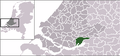 Location of Dordrecht