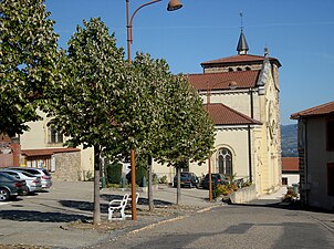 La glèisa de Sant Pèire.