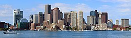 Downtown Boston from the Boston Harbor