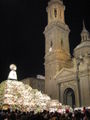 Offering of Flowers and Basilica del Pilar, Zaragoza.