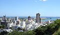 Duba birnin Port Louis da tashar jiragen ruwa suna kallon yamma daga Citadel.