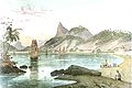 Illustrazzjoni tal-kova ta' Botafogo fl-1820 (Johann Moritz Rugendas)