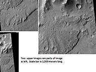 Tyras Vallis Fan Deposit, as seen by HiRISE. Click on image to see layers.