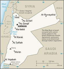 Kartenn Jordania