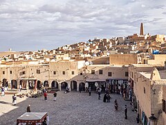 Ksar de Ghardaïa et place du marché.