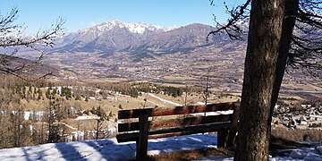 Panorama depuis le sentier de la Cuque.