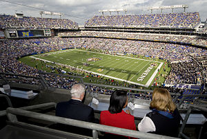 Das M&T Bank Stadium im November 2008