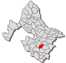 Corlățel – Mappa