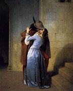 Francesco Hayez, Poljubac (1859.)