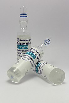 Calcium chloride ampoules