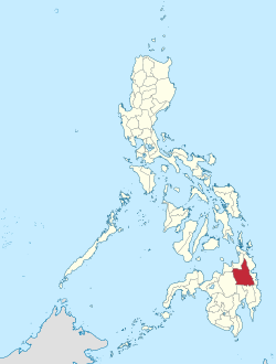 Vị trí Agusan del Sur tại Philippines