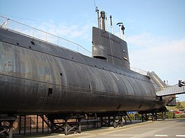 de Hr.Ms. Tonijn tentoongesteld in Den Helder