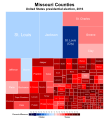 Image 31Treemap of the popular vote by county, 2016 presidential election (from Missouri)