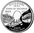 Image 20Missouri State quarter featuring the Lewis and Clark Expedition (from Missouri)