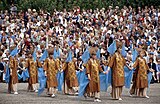 Groep in historiserende kostuums, 1976