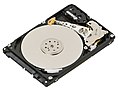 2.5" hard drive exposed