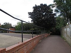 Footpath between Avonley Road and John Williams Close (1) - geograph.org.uk - 4594144.jpg