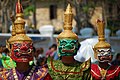 Image 27Lao actors wearing Khon Masks (from Culture of Laos)