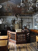 Bimah i Saluzzo synagoga, Saluzzo, Italien