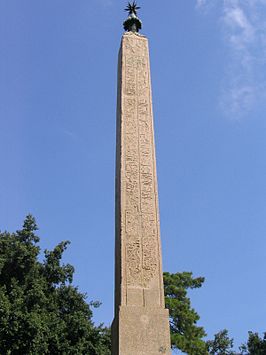 De Obelisk van Antinoüs sierde vroeger de spina van het Circus Varianus