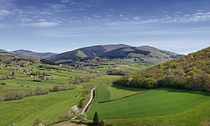 Le massif du mont Beuvray (Morvan).