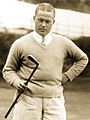 Bobby Jones, only golfer to win a Grand Slam and founder of the Masters Tournament (1929JD)