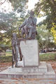 Dickens and Little Nell (1890), a statue by Francis Edwin Elwell in Clark Park