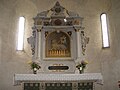 altar in Gothems kyrka, Sweden