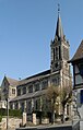 Die neuromanische Stadtpfarrkirche St. Laurentius von Zillisheim