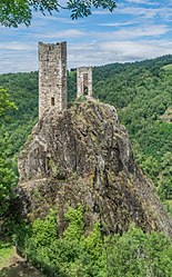 The towers of Peyrusse-le-Roc