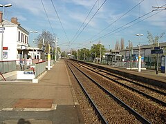 La gare de Villiers - Neauphle - Pontchartrain.